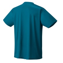 Yonex Training T-shirt Practice Logo YM0046 (100% Polyester) 2024 blue-green Men